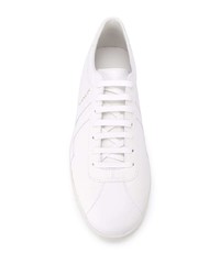 weiße Leder niedrige Sneakers von Lanvin