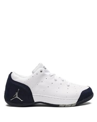 weiße Leder niedrige Sneakers von Jordan