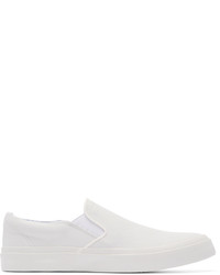 weiße Leder niedrige Sneakers von Junya Watanabe
