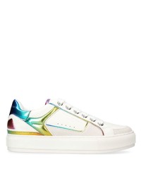 weiße Leder niedrige Sneakers von Kurt Geiger London