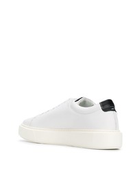 weiße Leder niedrige Sneakers von Low Brand