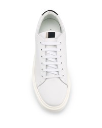 weiße Leder niedrige Sneakers von Low Brand