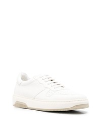 weiße Leder niedrige Sneakers von Tagliatore