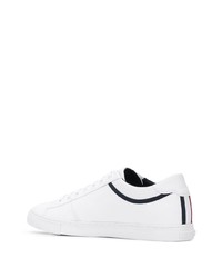 weiße Leder niedrige Sneakers von Tommy Hilfiger