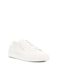 weiße Leder niedrige Sneakers von Palm Angels