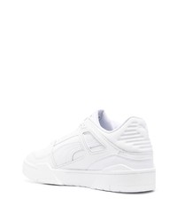 weiße Leder niedrige Sneakers von Puma