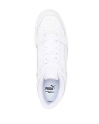 weiße Leder niedrige Sneakers von Puma