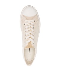 weiße Leder niedrige Sneakers von MARANT