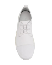 weiße Leder niedrige Sneakers von Inês Torcato