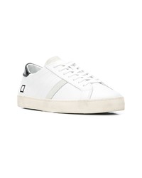 weiße Leder niedrige Sneakers von D.A.T.E