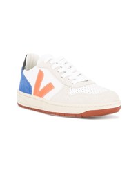 weiße Leder niedrige Sneakers von Veja