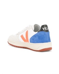 weiße Leder niedrige Sneakers von Veja