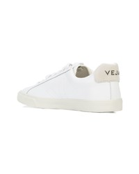 weiße Leder niedrige Sneakers von Veja