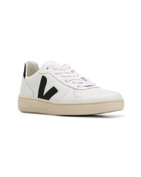 weiße Leder niedrige Sneakers von Veja