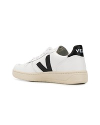 weiße Leder niedrige Sneakers von Veja