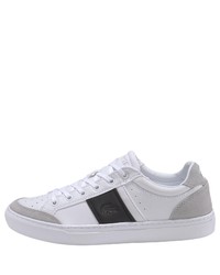 weiße Leder niedrige Sneakers von Lacoste