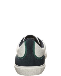 weiße Leder niedrige Sneakers von Lacoste