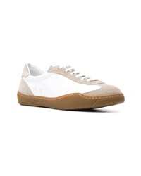 weiße Leder niedrige Sneakers von Acne Studios