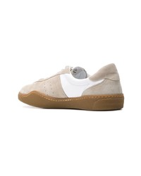 weiße Leder niedrige Sneakers von Acne Studios