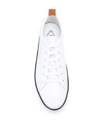 weiße Leder niedrige Sneakers von Tod's