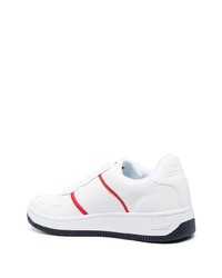 weiße Leder niedrige Sneakers von Tommy Jeans