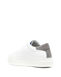 weiße Leder niedrige Sneakers von Low Brand