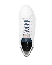 weiße Leder niedrige Sneakers von Low Brand