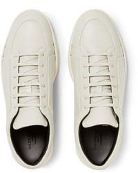 weiße Leder niedrige Sneakers von Balenciaga