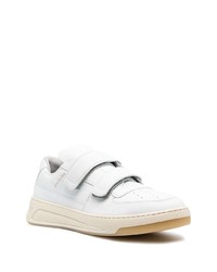 weiße Leder niedrige Sneakers von Acne Studios