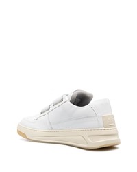 weiße Leder niedrige Sneakers von Acne Studios