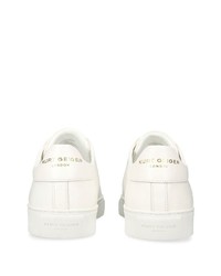 weiße Leder niedrige Sneakers von Kurt Geiger London