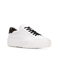 weiße Leder niedrige Sneakers von Hogan