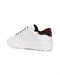 weiße Leder niedrige Sneakers von Hogan