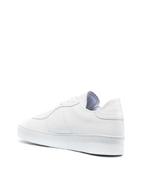 weiße Leder niedrige Sneakers von Filling Pieces