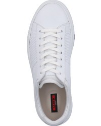weiße Leder niedrige Sneakers von Lloyd