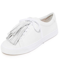 weiße Leder niedrige Sneakers von Loeffler Randall