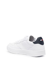 weiße Leder niedrige Sneakers von Tommy Jeans