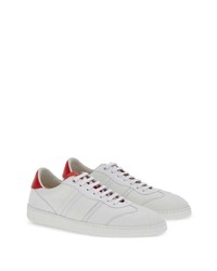 weiße Leder niedrige Sneakers von Ferragamo