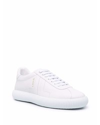 weiße Leder niedrige Sneakers von Lanvin