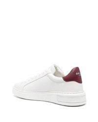 weiße Leder niedrige Sneakers von Bally