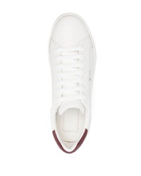 weiße Leder niedrige Sneakers von Bally