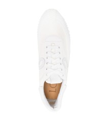 weiße Leder niedrige Sneakers von Loewe