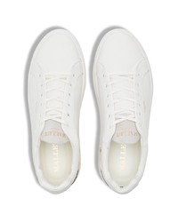 weiße Leder niedrige Sneakers von Mallet