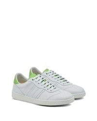 weiße Leder niedrige Sneakers von Ferragamo