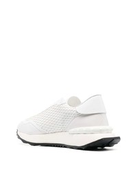 weiße Leder niedrige Sneakers von Valentino Garavani