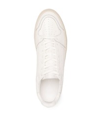 weiße Leder niedrige Sneakers von Ami Paris