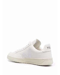 weiße Leder niedrige Sneakers von Veja