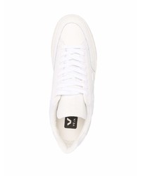 weiße Leder niedrige Sneakers von Veja