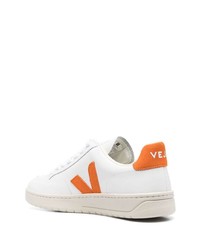 weiße Leder niedrige Sneakers von Veja