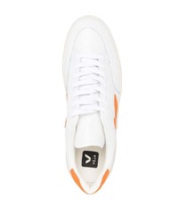 weiße Leder niedrige Sneakers von Veja